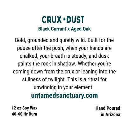 Crux+Dust Candle